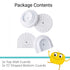 Toddleroo by North States - Safety Gate Wall Guards: Pressure Mounted Baby Gate Wall Protector - Pack of 4 - White...