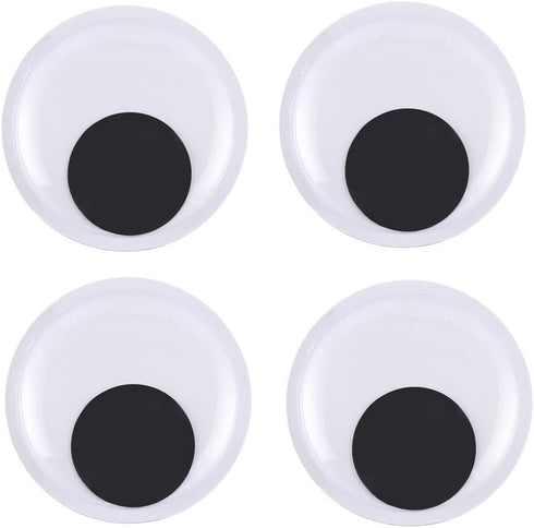 DECORA 6 Inch Large Wiggle Googly Eyes with Self Adhesive for Crafts Set of 4...