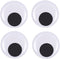DECORA 6 Inch Large Wiggle Googly Eyes with Self Adhesive for Crafts Set of 4...