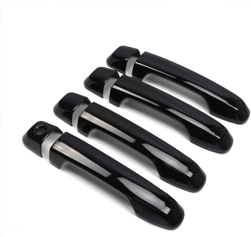 ITrims Door Handle Cover Trim for Toyota 4Runner 4WD N280 2010-2023 2018 2019 2020 2021 Car Styling Accessories Exterior Door Handles 8PCS Black A...