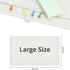 Beige White 28"x16" Large Cork Board with 50 Push Pins & Sticky notes, Self-Adhesive Bulletin Board No Damage for Wall, Felt Pin Board for Paste N...