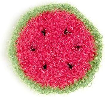RED HEART E833.0979 Scrubby Yarn, Jolly......
