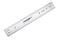 Benchmark Tools 106610 6” Rigid Woodworking Ruler Satin Chrome Finish 1/8th and 1/16th Grads Hardened Stainless Steel...