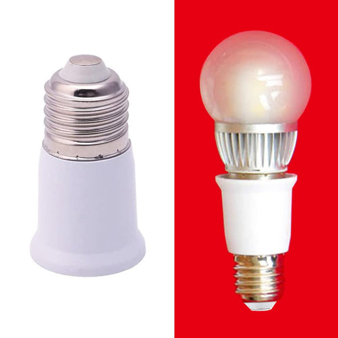 E26 Socket Extender, E26 to E26 Standard Medium Base, 2.56 inch Extension Socket Adapter, Light Bulb Socket Extension, Lamp Holder Adapter?3 Pack?...