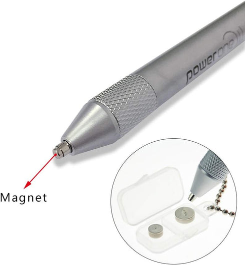 Hearing Aid Battery Magnet Stick Magnetic Pen Battery Remover for Seniors...