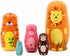 Matryoshka Doll Handmade Wooden Dolls Cartoon Animals Pattern Toy Gift...