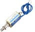DC Electromagnet, Automation Control 6/12/24V DC 300mA DC Pull Push Type Electromagnet for Food Machine Textile Machinery, 5N Magnet Attraction, 1...