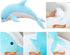 3 Pieces, Dolphin Filled Animal Plush Pillow, Super Soft Doll, Ocean Animal Plush Toy for Boys and Girls as a Sleeping mat Gift, (Blue, Pink, Gray...
