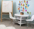 ABC Wall Decals - Alphabet Educational Animal Stickers - Classroom Decor - Playroom Decals for Wall - Animal Letters to Stick Kindergarden - Bedro...