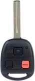 cciyu 3btn Black Keyless Entry Remote for Lexus RX300 3.0L SUV, 1999-2003, ABS Material...