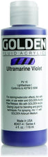 Golden Fluid Acrylics - Ultramarine Violet - 4 oz Bottle...