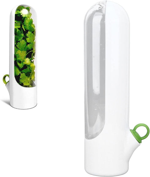 Herb Saver, Herb Keeper Herb Storage Container Savor Preserver Vegetable Preservation Bottle for Cilantro Mint Parsley Asparagus...