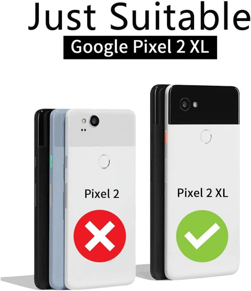 for Google Pixel 2 XL Slim Case,Thin Soft Flexible TPU Rubber Gel Skin Silicone Anti-Scratch Shock Absorption Carbon Fiber Protective Cases Cover ...