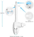 Baby Monitor Crib Clip Mount for VTech VM5463/ RM5764HD/ RM5764-2HD/ RM5864HD /RM5864-2HD /RM7764HD/ RM7764-2HD/BM3800/BM4700/ BM5600/ BM5700 With...