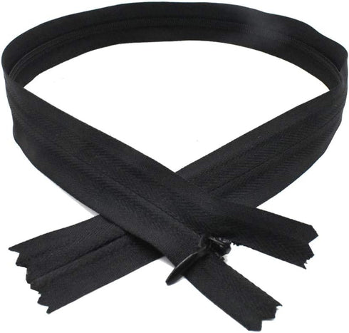 40Pcs 20 Inch Nylon Invisible Zippers Sewing for Tailor Sewing Crafts, Dresses, Skirts, Pillows DIY Crafter's Special (Black)...