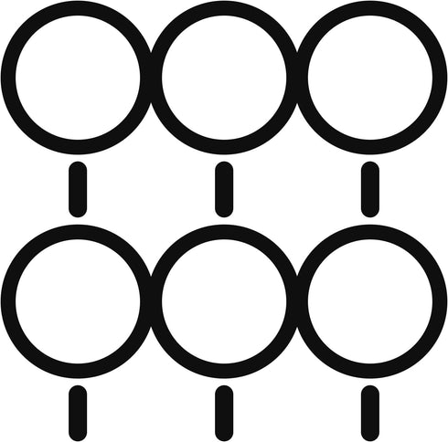 6 Pack Universal Metal Rings Sticker Compatible with MagSafe Magnetic Wireless Charger iPhone 13 12 Pro Mini Max, Ultra-Thin Car Charger Conversio...