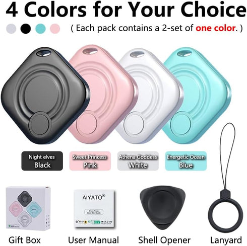 Key Finder Key Locator Find My Luggage Key Tracker Bluetooth Luggage Tracker Key Finder Locator with Sound Item Locator for Keys Bags Wallets Pet,...