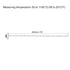 MECCANIXITY 16" K Type Ceramic Kiln Furnace Probe Thermocouple Sensor for Muffle Furnace Oven, High Temperature -50 to 1100°C 1.5x400mm...