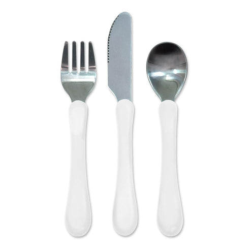 green sprouts Learning Cutlery Set Helps Toddler Develop Independent Eating Skills Designed for Small Hands, Contoured Handles for Easy gripping, ...