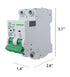 Miniature Circuit Breaker - 3 Pcs 110V/240V MCB DZ47-63 Mini Home Circuit Breaker 2 Pole 16A...