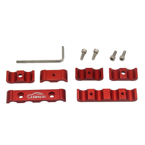 12pc Spark Plug Wire Separator Divider 8mm 9mm 10mm For Racing Car (Red)...