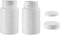 uxcell Plastic Lab Chemical Reagent Bottle 250ml/8.5oz Wide Mouth Sample Sealing Liquid Storage Container 2pcs...