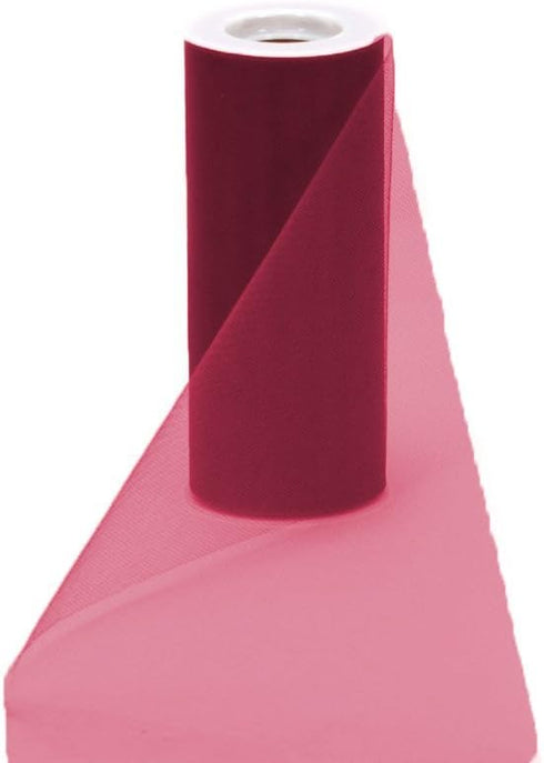 Offray Tulle Craft Ribbon, 6-Inch by 25-Yard Spool, Burgundy...