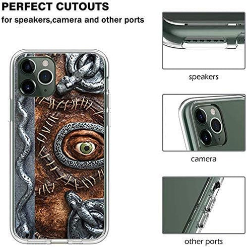 Phone Case Compatible with iPhone 13 Case Transparent Soft TPU Flexible Case Cover Hocus Horror Spell Book Halloween Phone Case Cover......