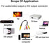3.5mm to 3RC.A Input Adapter, Video AV Component Adapter Cable Replacement, 3 RC.A to AV Input Adapter, RC.A Conversion Cable Compatible with TCL ...