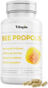 Bee Propolis Extract Capsules 1000mg Supplement for Immune Support, Vitality, Skin Health - Potent Polyphenols, Flavanoids, Antioxidants - 120 Cou...