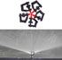 100Pcs G Type 360° Micro Rotary Tripod Nozzle Sprinklers Head Refractive Misting Irrigation Plant Rotating Refraction Sprinkler Atomizing Nozzle L...