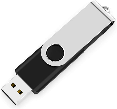 10 Pack 128MB USB Flash Drive Bulk Pack, Bulk USB 2.0 Flash Drives Thumb Drive Swivel Memory Stick Jump Drive Pen Drive Zip Drive...