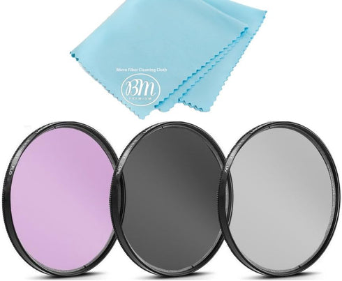 67mm Multi-Coated 3 Piece Filter Kit (UV-CPL-FLD) for Nikon CoolPix P900, P950 Digital Camera...