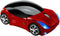 2.4GHz Wireless Mouse Cool 3D Sport Car Shape Ergonomic Optical Mice with USB Receiver for PC Laptop Computer Women Small Hands (Red)...