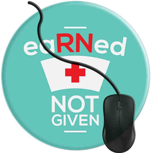 Mouse Pad for Computers,Gaming Mouse-Pads Office for Laptop Mouse Mat for PC Non Slip Mice Pad Nurse Rn Registered Nurses 2T1152...