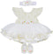 MAIHAO Reborn Baby Dolls Clothes for 17-22 Inch Newborn Baby Doll Girl, Baby Doll Clothes Outfit Accessories fit 17-22 Inch Baby Doll Girl (White ...