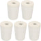 MECCANIXITY Rubber Tapered Plug 15mm to 20mm with 8mm Hole Test Tubes Bungs Stopper White for Lab Home 5 Pieces...