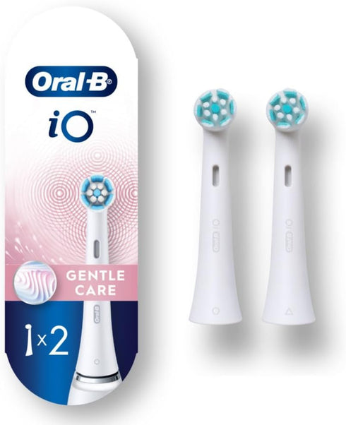 Oral-B iO Series Gentle Care Electric Toothbrush Replacement Brush Heads for an Oral-B Electric Toothbrush, 2 count, White...