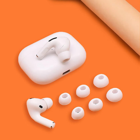 3 Pairs Ear Tips Replacement for Airpods Pro with Noise Reduction Hole, Soft Silicone Eartips Compatible with Airpods Pro & Airpods Pro 2nd Genera...