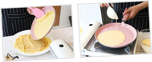 Hemoton Metal Cooking Utensils Small Frying Pan Nonstick Japanese Omelette Pan Frying Skillet Pan Pancake Fry Pan Aluminum Frying Pan Useful Omele...