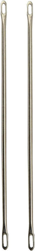 NX Garden 2pcs Double-Eyed Transfer Needle for Brother Knitting Machine KR-830, KR-838, KR-850, 9cm Long......