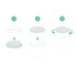 Olababy 4 Piece Milk Storage Feeding Discs...