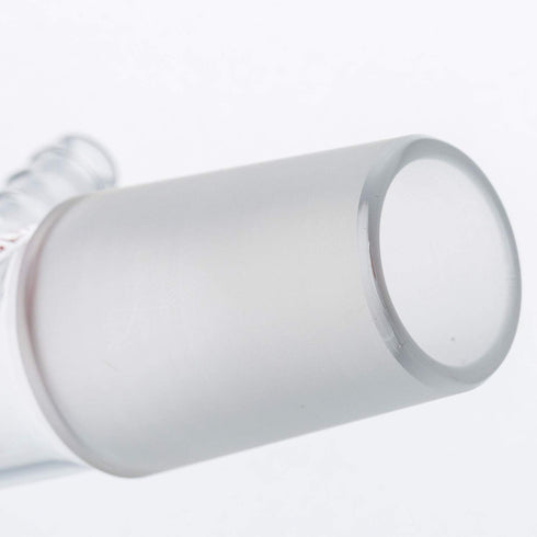 Glass 90 Degree Vacuum/Gas Adapter, Borosilicate Glass Bent Inlet Adapter with 29/42 Inner Joint and Hose for Laboratory Lab Supply...