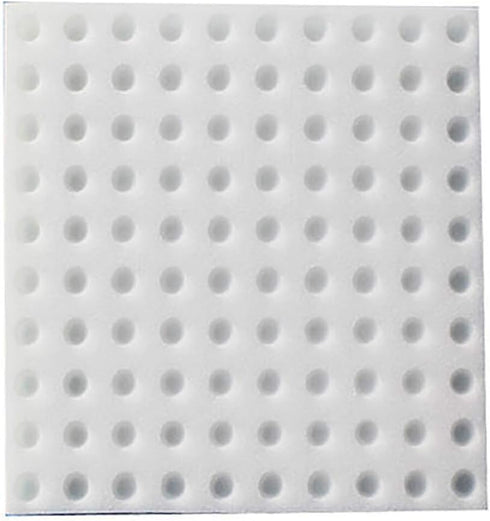 100Pcs Hydroponic Sponge Planting Gardening Tool Square Seedling Sponges for Greenhouse Hydroponic Sponge for Small Bud Growth or Grow Seedlings...