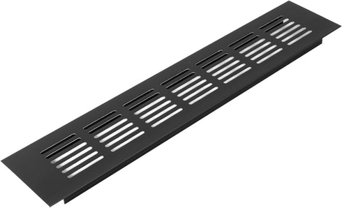 Vent Systems 12'' x 2.4" Inch Brown - Aluminum Ventilation Grille - Home Improvement Floor, Wall, Door Duct Cover 300x60mm...