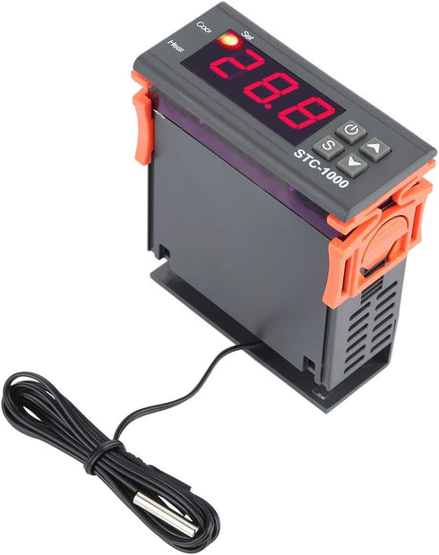 Temperature Controller , STC-1000 Digital Temperature Controller with Sensor Temp Sensor Electric Thermostat Control 110-220V...