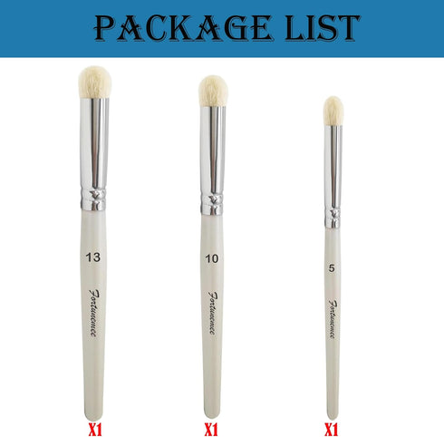 Drybrush Set, Hobby Detail Paint Brush Set, Drybrush Paint Brush, 3 Pieces in 3 Sizes Art and Advanced Acrylic Paint Brushes for Miniature Waterco...