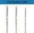 Drybrush Set, Hobby Detail Paint Brush Set, Drybrush Paint Brush, 3 Pieces in 3 Sizes Art and Advanced Acrylic Paint Brushes for Miniature Waterco...