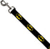 Buckle-Down Pet Leash - Batman Shield Black/Yellow - 4 Feet Long - 1" Wide...