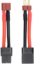 2pcs RC Lipo Battery Charger Conversion Cable Adapter Wire T Plug Male Female Connector Compatible with Slash, Rustler, Stampede, Bandit, E Revo L...